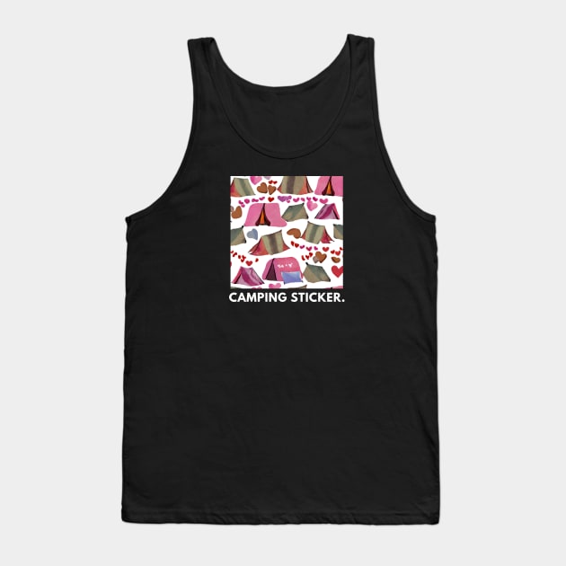 Camping Lover Tank Top by BlackMeme94